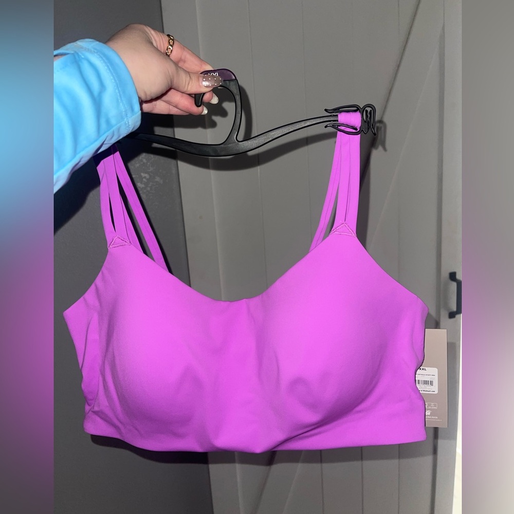 AVIA sports Bra with NON removable pads NWT